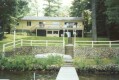 The Larsen's lakefront home in Wisconsin