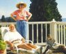 John and Suzanne relaxing on their deck